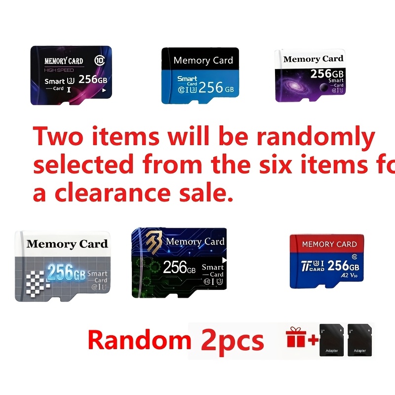 Temu – TEMU Set Of 2 X 256gb Uhs-i Xc Tf Memory Cards – U3, A1, V30, C10 Cards. Ideal For 4k Ultra Hd Video Recording; Durable And Storage Cards;