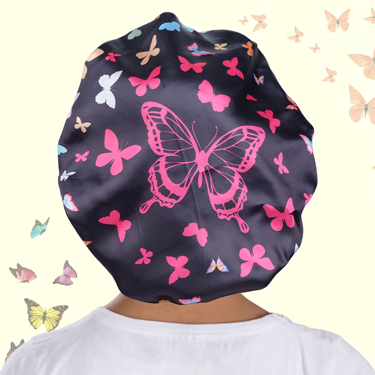 TEMU 1 Satin Sleep Featuring A Design - A Suitable For Women And Men, Hair, Ideal For Straight And Curly Hair