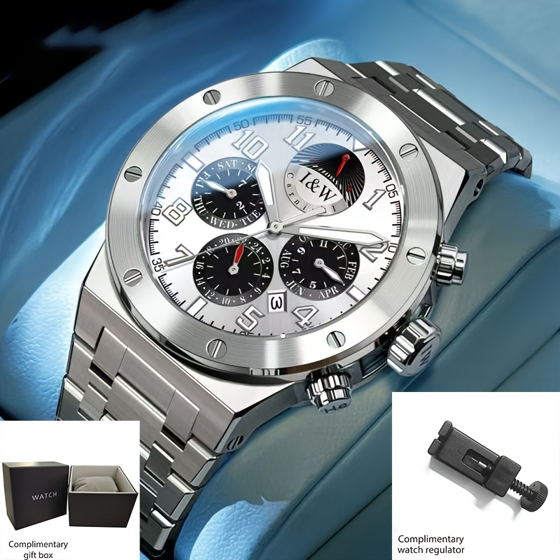 Image of Men's Fashion Sports Mechanical Watch From I&w Carnival, A Professional He Diving Watch, Featuring A Multifunctional Automatic Self-winding Mechanism, Perfect As A Holiday Gift, Without Battery