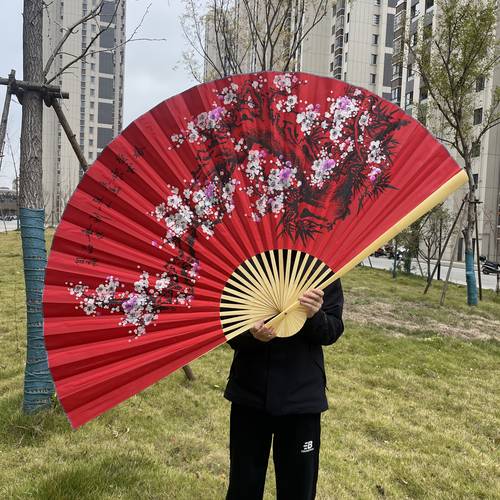 1pc folding fan pattern chinese frame suitable for home decor room decoration wedding photography background and wall art chinese beauty