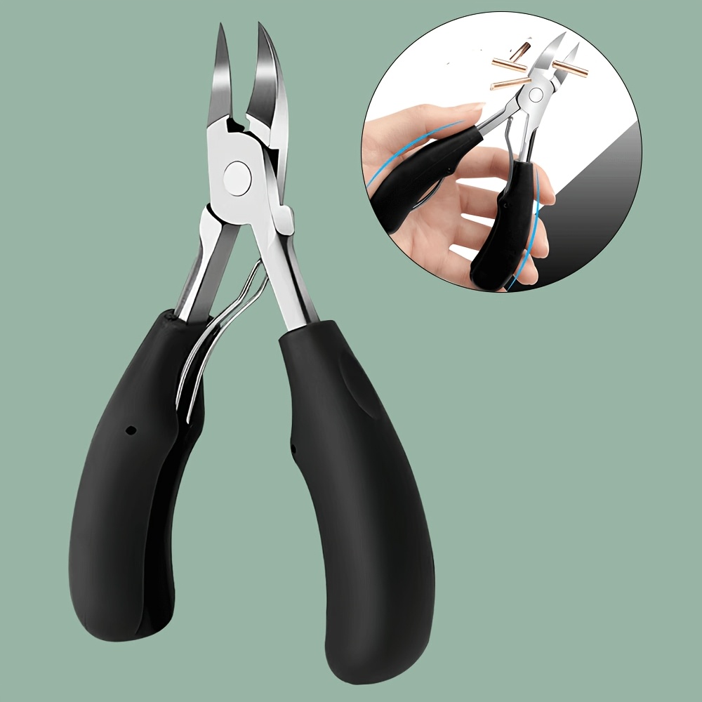 8pcs professional manicure pedicure set stainless steel wide toenail clippers sharp cuticle pusher and nail file care tools Product details 2