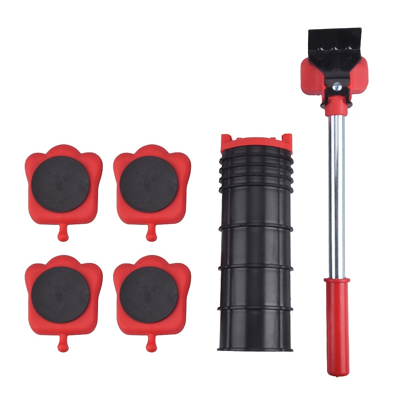 TEMU Kit per spostare mobili a risparmio di da 14 pezzi, leva per sollevare mobili e guida rotativa per spostare mobili, strumento portatile per