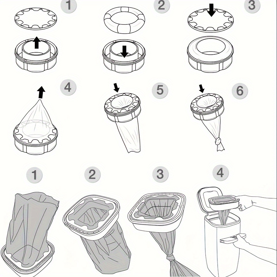 10pcs odor blocking refills for     other systems sturdy leak proof waste liners by   details 1