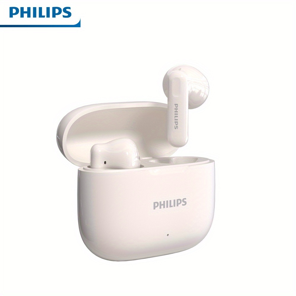 TEMU Tat1220 Wireless Bluetooth Headset, Upgraded To Version V6.0, Active Noise Canceling, Touch Control, 360 ° Surround Sound, , Type-c Charging,