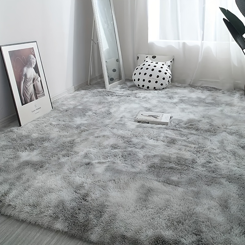 1pc Long Plush Soft Indoor Mat, , Absorbent & Soft, Suitable For Living Room And Bedroom Area, Home Decor, Area Rugs