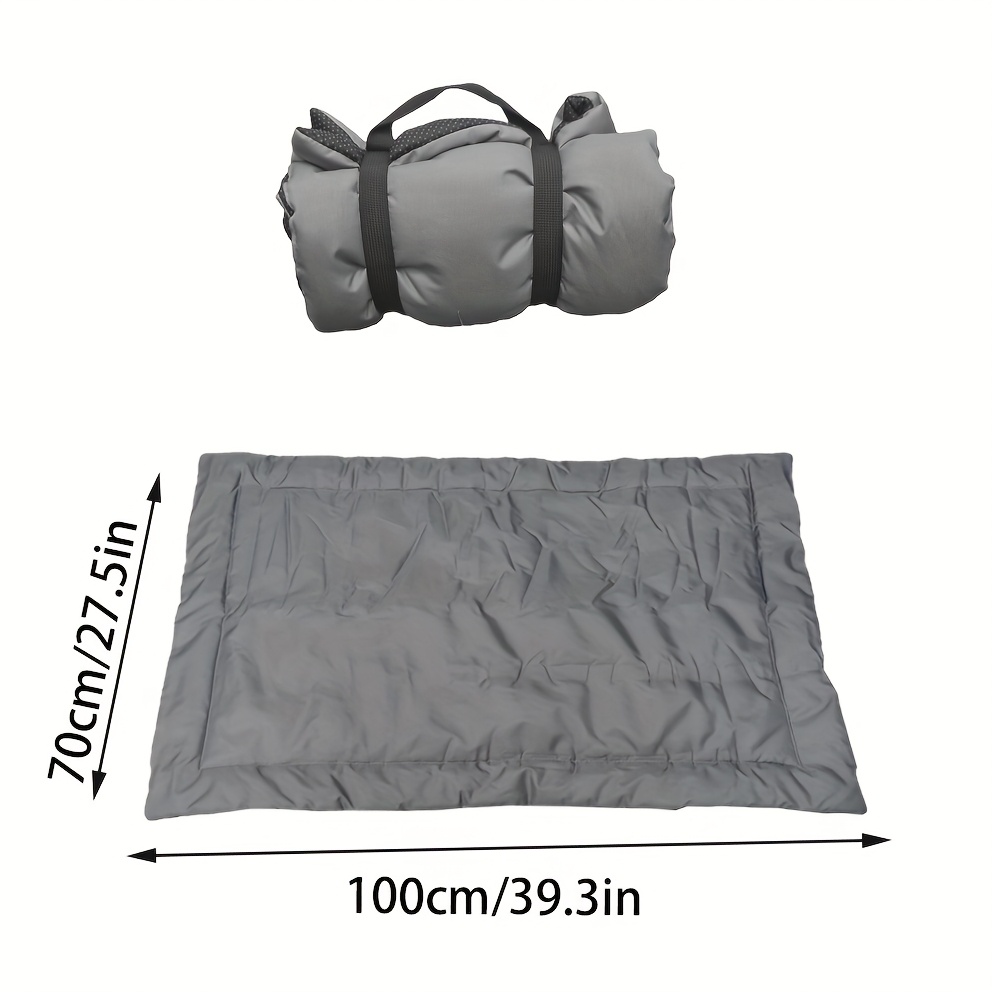 TEMU 1pc Dog Outdoor Mat, Foldable And Easy To Store Dog Pad, Portable Pet Mat For Camping, Portable Car Dog Mat, Pet Outdoor Sleeping Mat, Portable