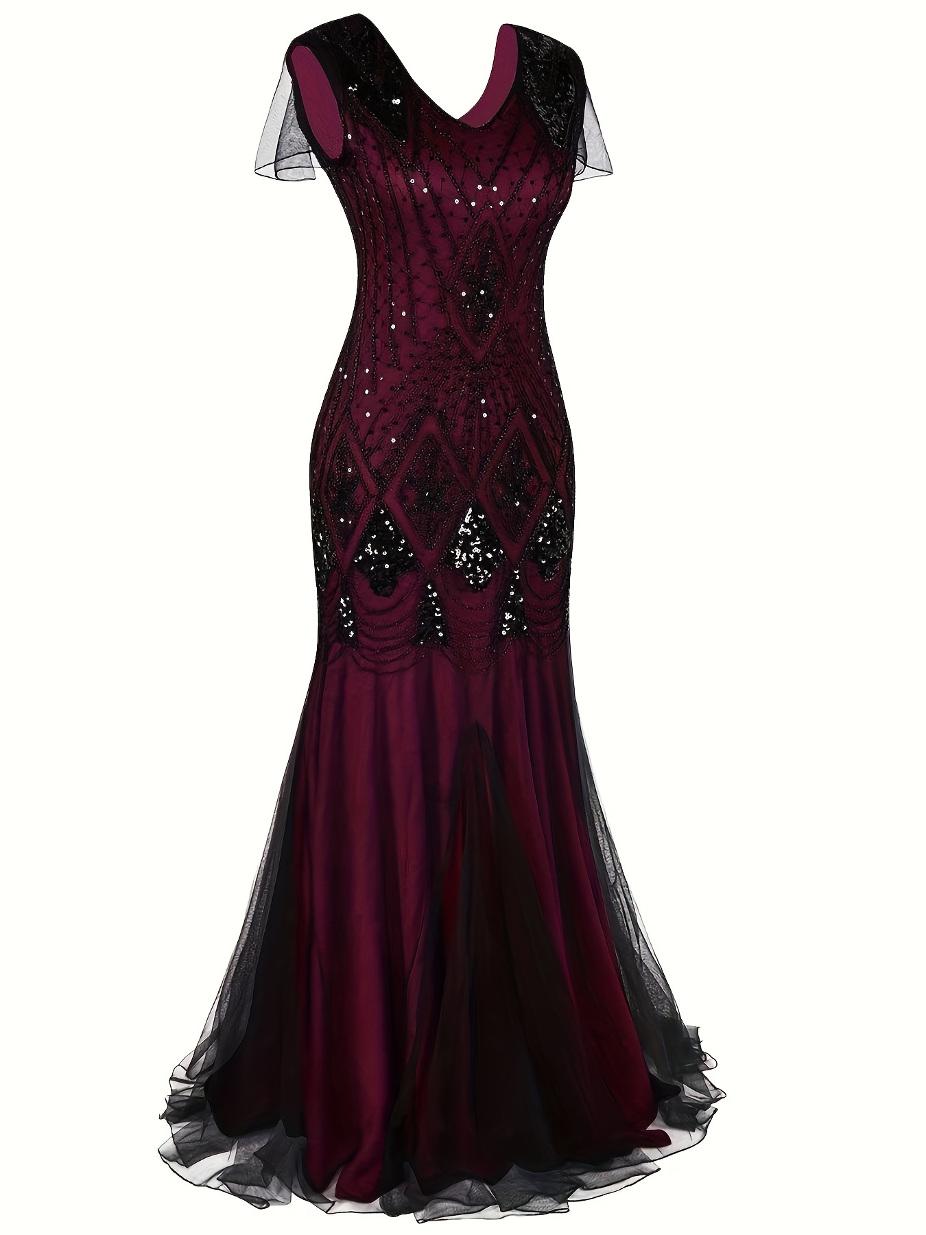 plus size 1920s flapper dress vintage great party - Temu