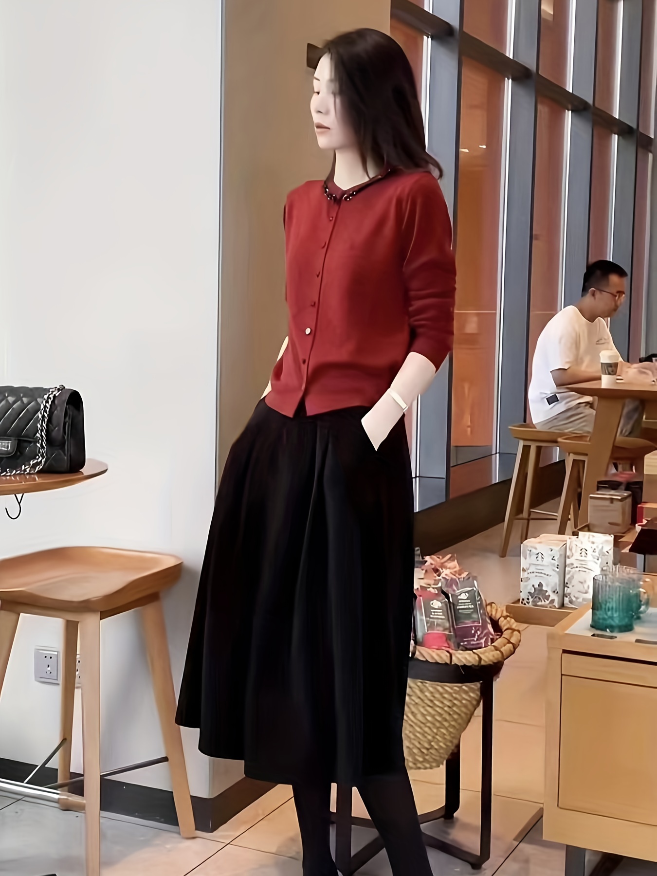 nova coleção de outono e inverno para mulheres baixinhas: um