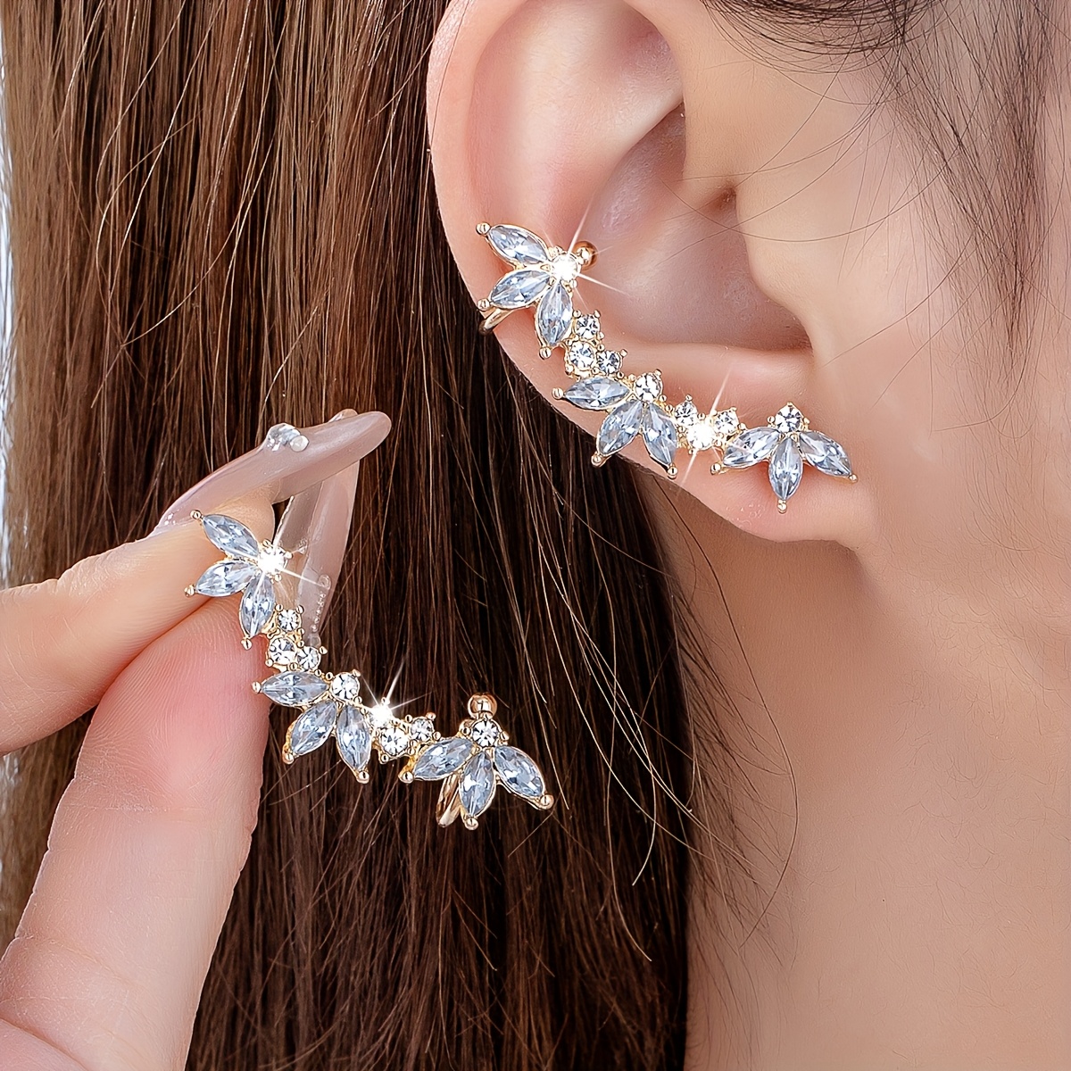 Elegant And Light -drill Stud Earrings