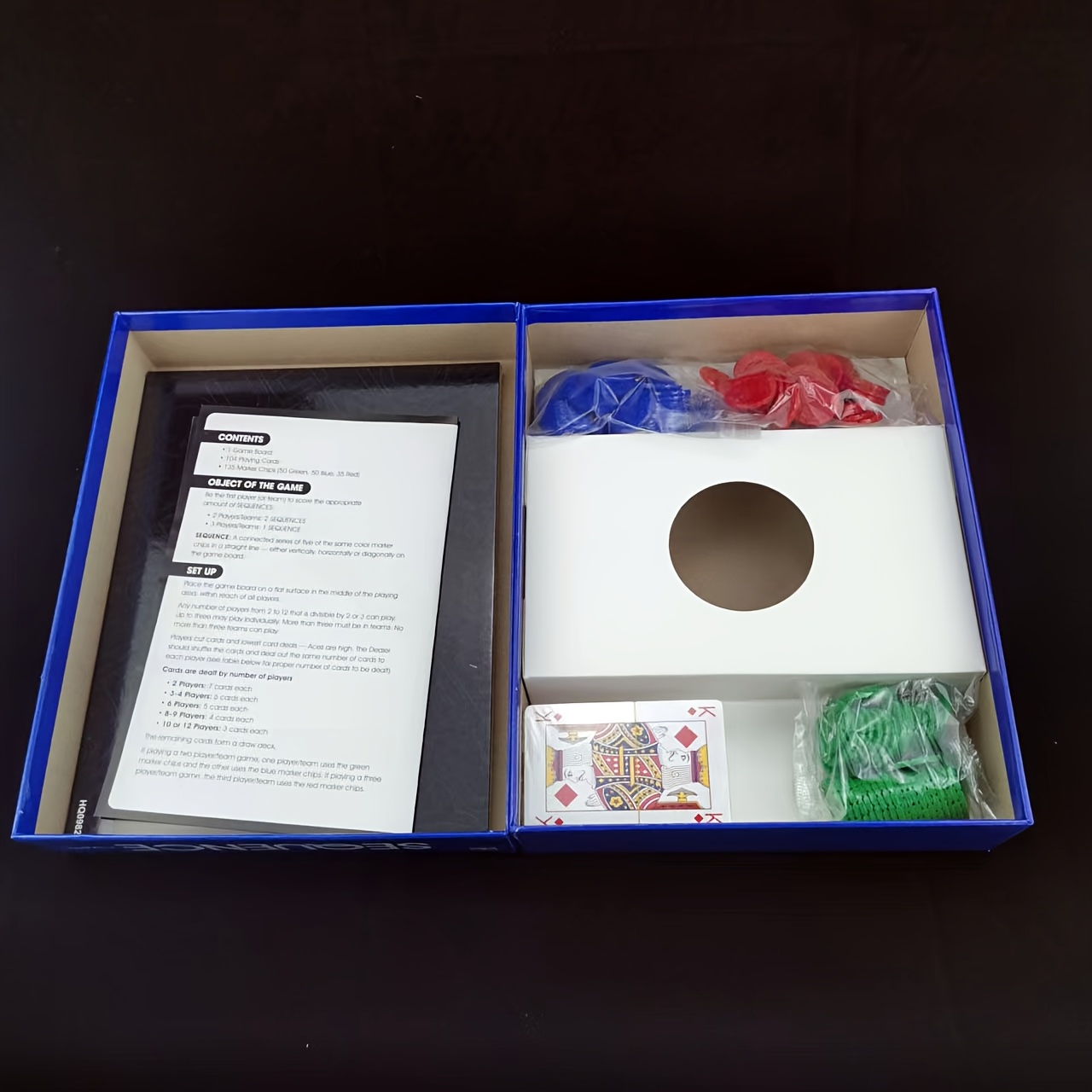 Family-Friendly Classic Sequence Board Game - New Version Card Game