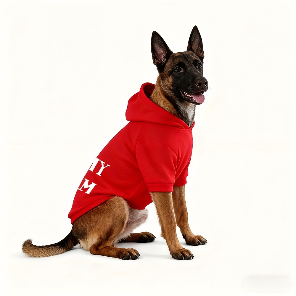 TEMU Sweats à capuche I LOVE MY MM-Pet. J'aime . Sweats à capuche , pulls chauds et confortables. Lavables en machine. Convient aux chiens de taille
