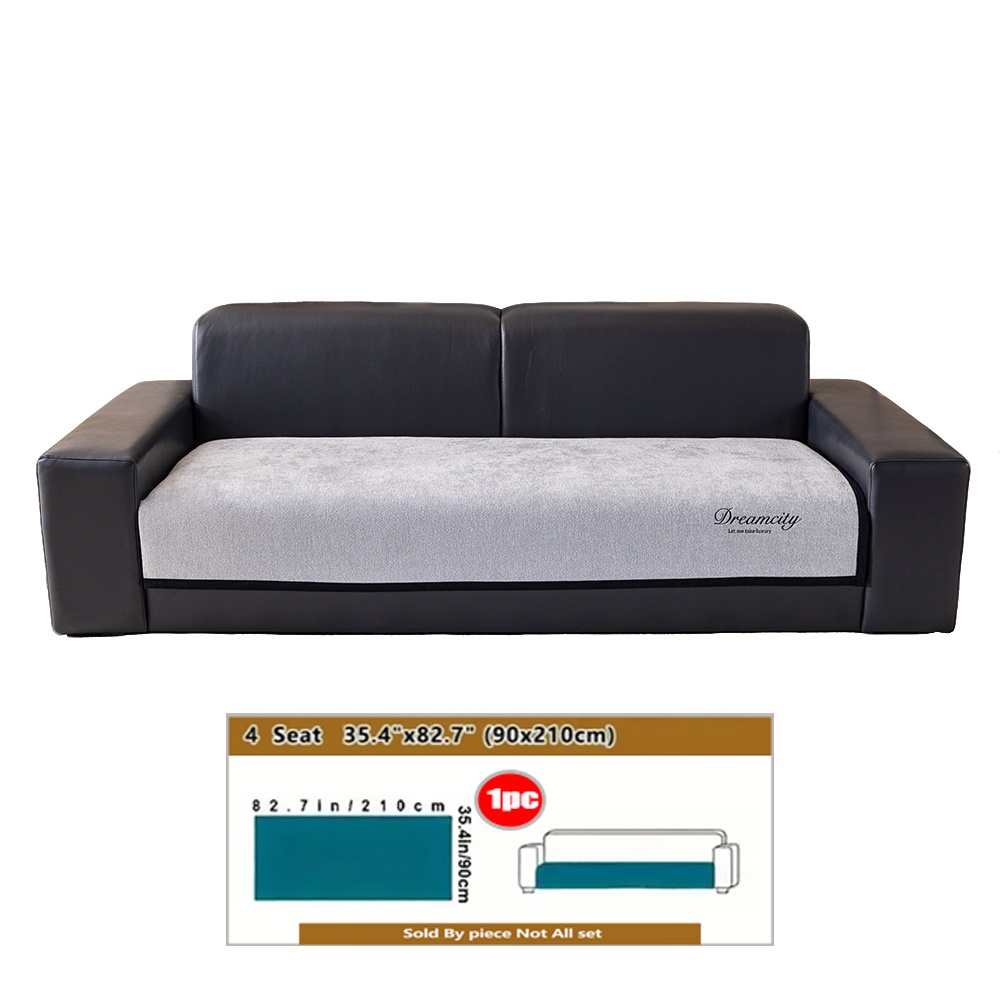 TEMU 1pc Of High-density English Embroidered Schneier Sofa - Pet Friendly, Non Slip, Suitable For , Modern , Durable Fabric, Machine Washable For