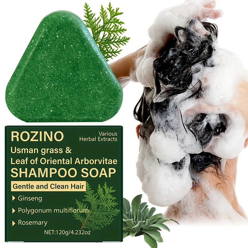 Wash Your Hair Every 7 Days - Stay Up All Night Without Going Bald - Ten-in-One Instant Anti-Frizz and Breakage Usman Grass & Cypress Leaf Shampoo Bar - Shampoo For Women - Shampoo And Conditioner For Women - Shampoo Women - Shampoo Bar For Baldness - Baldness Shampoo - Scalp Nourishment - Frizz Control - Beauty - Plantbased Formula - Nourishing Blend - Frizzfree Formula - Root Strengthening - Sensitive Scalp