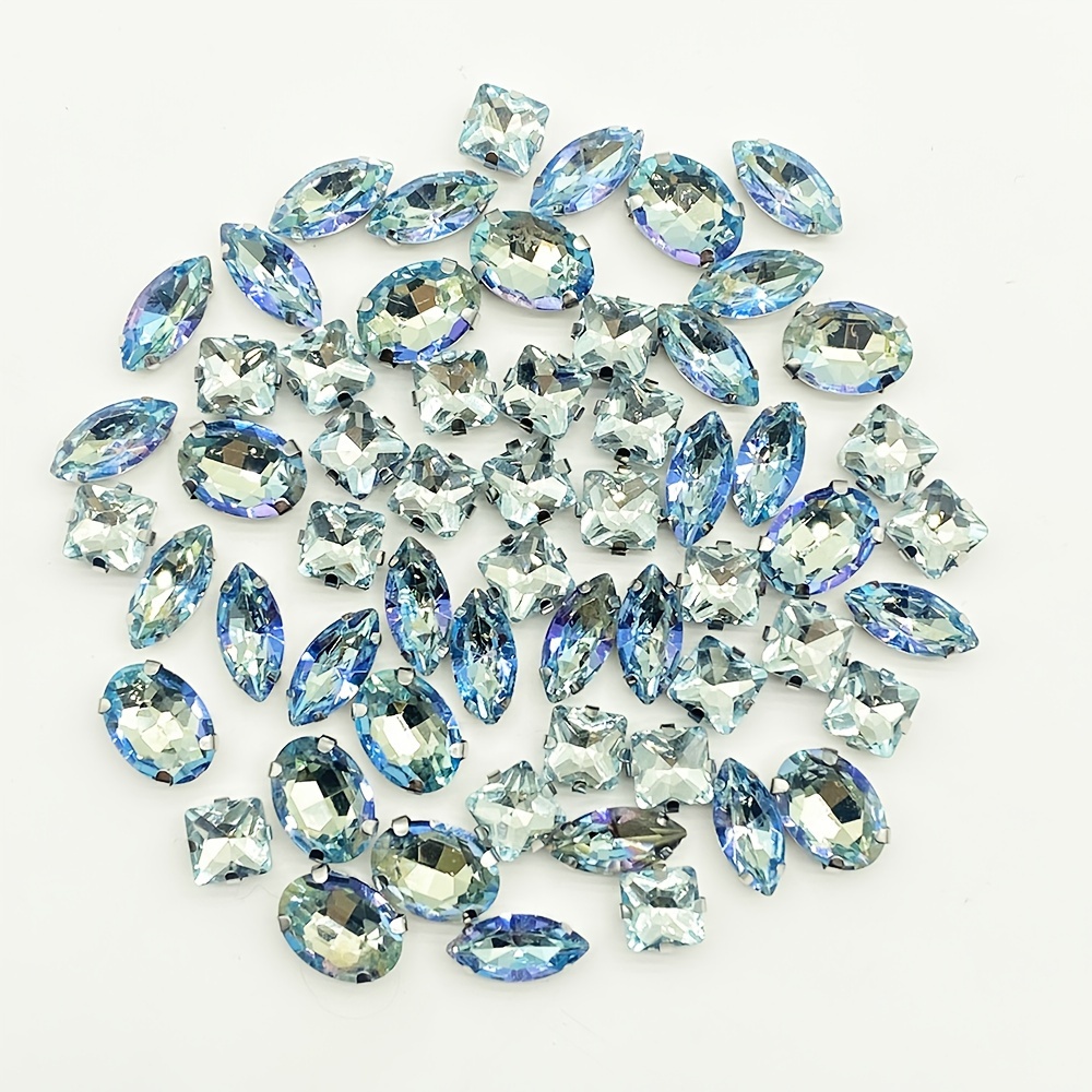 

40pcs Rhinestones For Sewing - Diy For Clothing, , , And Bag Embellishments