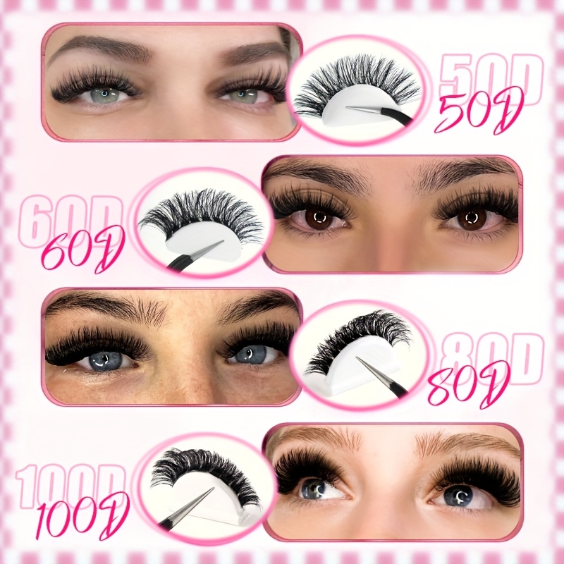 800 621 180 2pcs clustered self false eyelashes diy kit wild makeup style mixed length 8 18mm d with false eyelash tweezers brush remover and grafting tool suitable for beginners perfect mothers day valentines day gift details 8