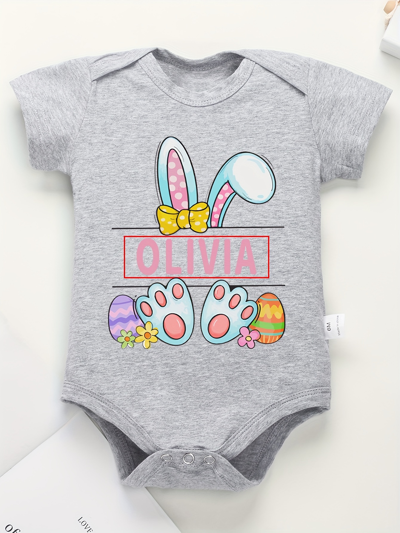 Unisex Baby Short Sleeve Easter Chick Graphic Bodysuit