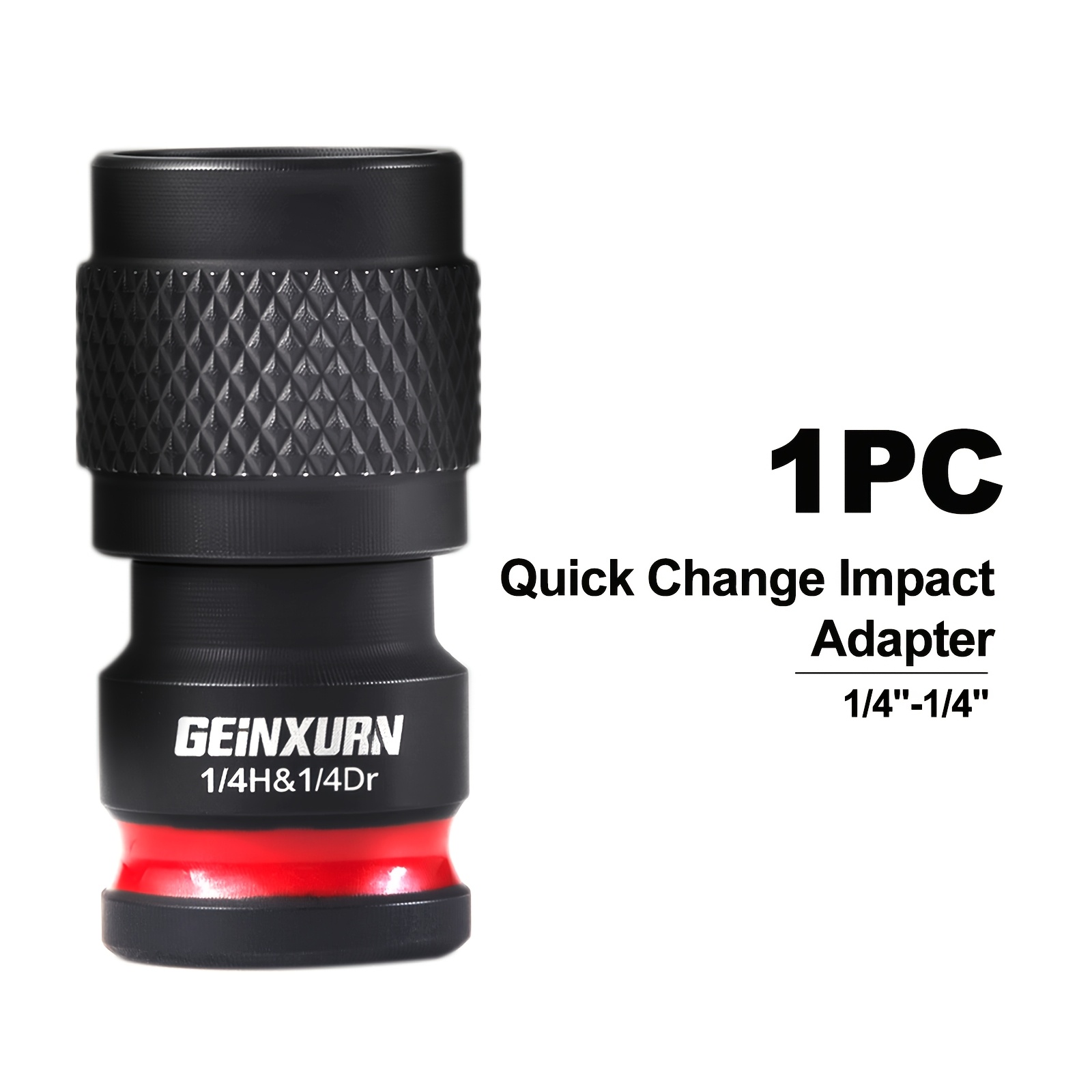 1/3/5/21pcs Impact Wrench Conversion Head, 1/4"-1/4"