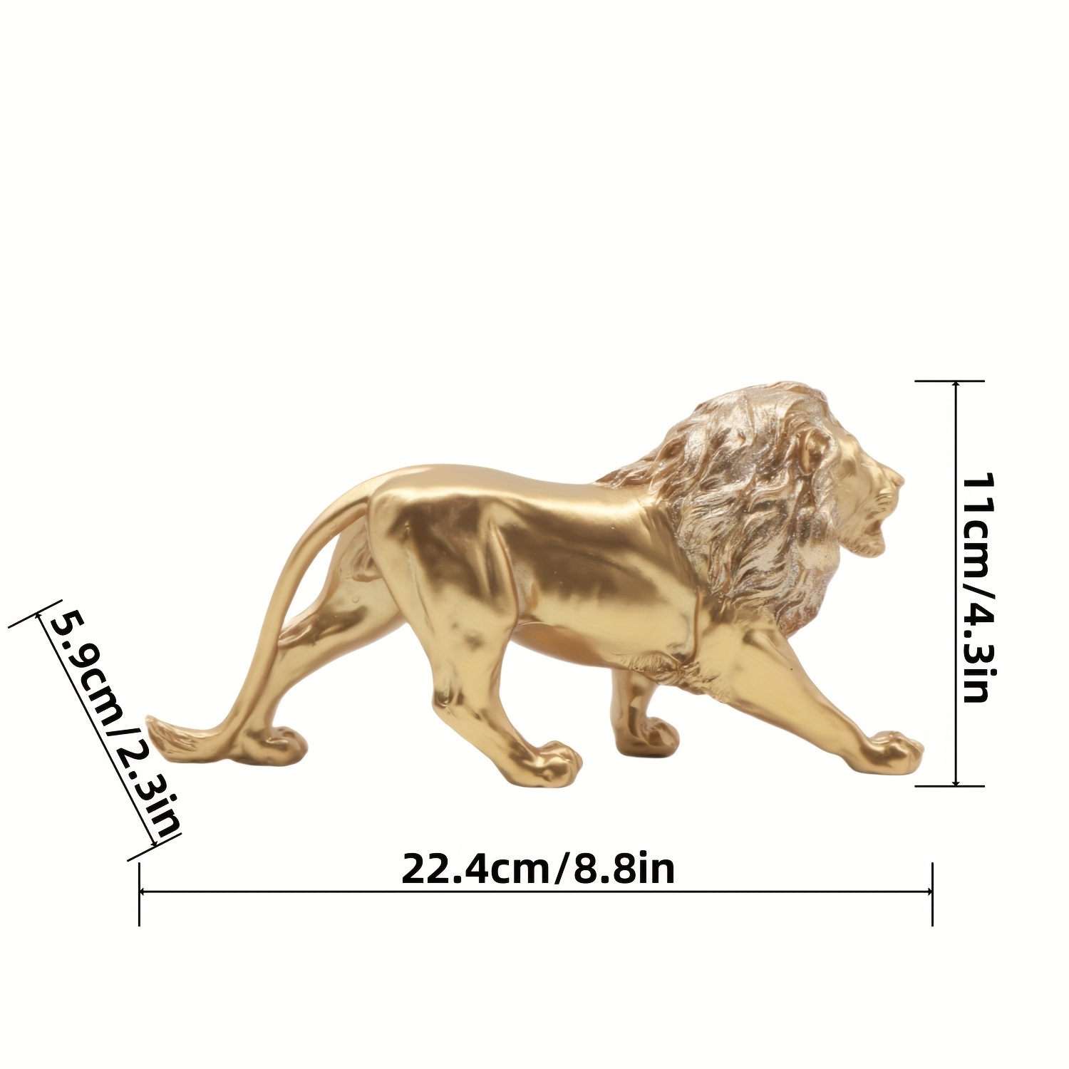 TEMU Powder Lion Ornaments Are Suitable For Placement In Living Rooms, Bedrooms, And Other To Create An . Suitable As A Gift For Statue Enthusiasts