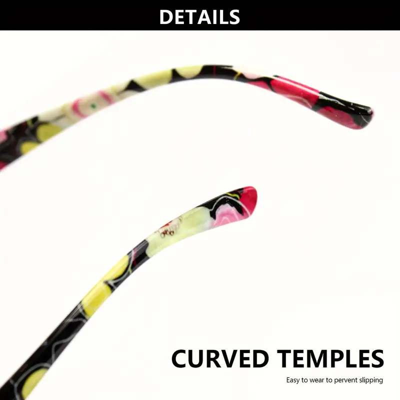 8pcs womens floral reading glasses with anti glare blue light blocking lenses 1 0 to 4 0 magnification multi floral patterns purple teal for computer phone books use ideal gift for book lovers professionals sturdy eyewear multipack protection stylish optical wear vision support Product details 9