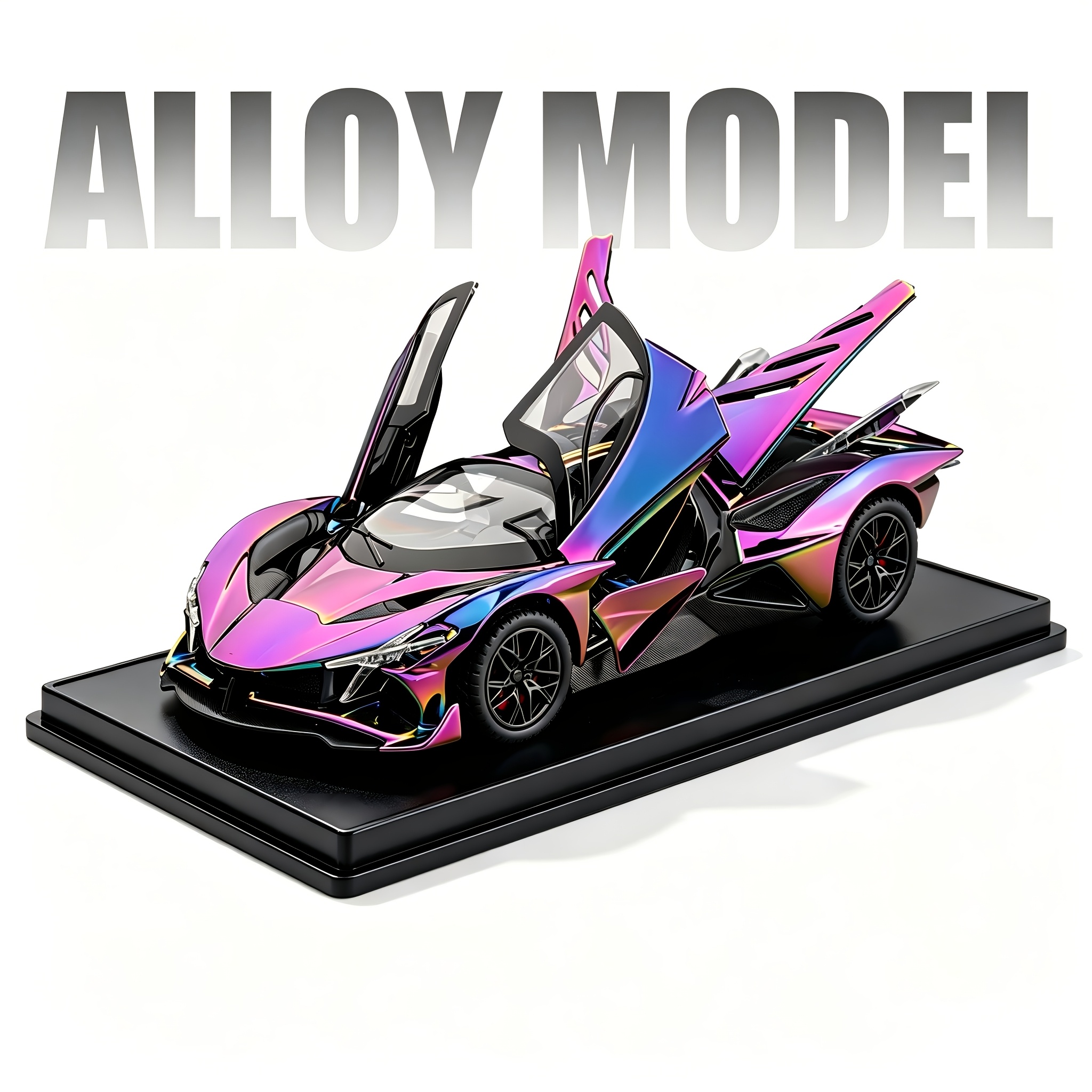 Image of 1:24 Scale Alloy Golden | Simulation Collectible Model Car Ornament, Ideal For Home Desktop Decoration And Exhibition Display, Essential For Model Car Enthusiasts