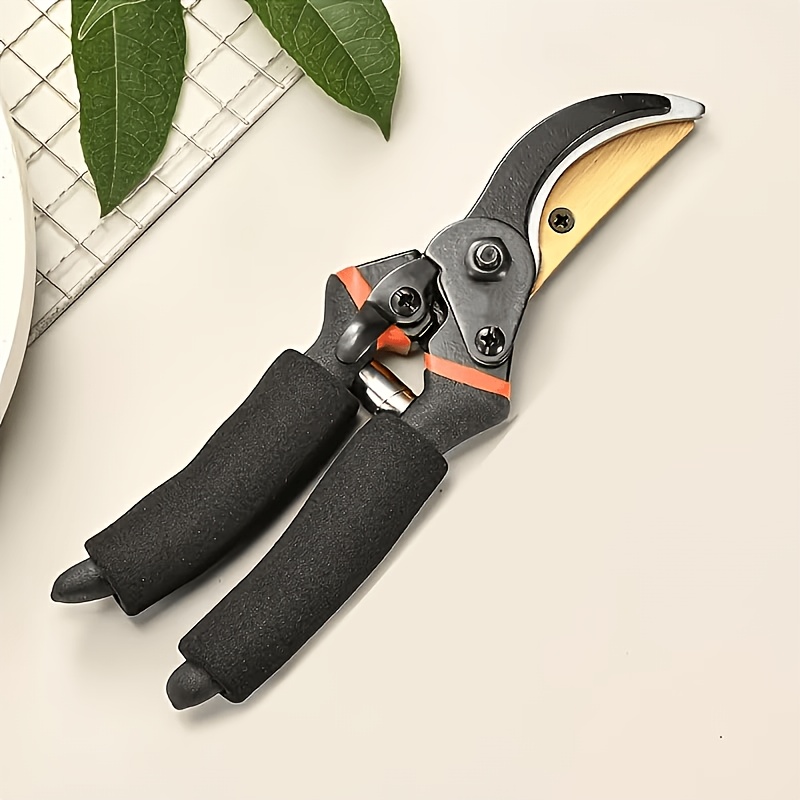 TEMU Sécateur Robuste en Acier SK5 – Ciseaux de Jardin Aiguisés pour Branches Épaisses, Coupe-Branches avec Poignée Confortable, Sécateur Manuel en