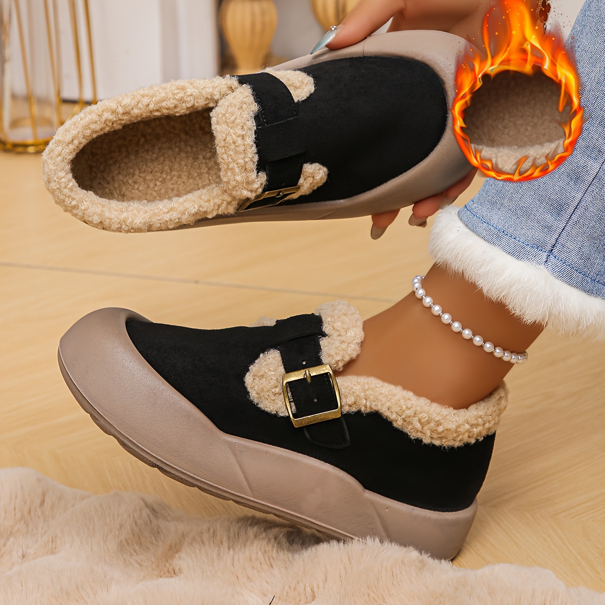 womens winter boots lined interior slip cold weather shoes - Temu New  Zealand