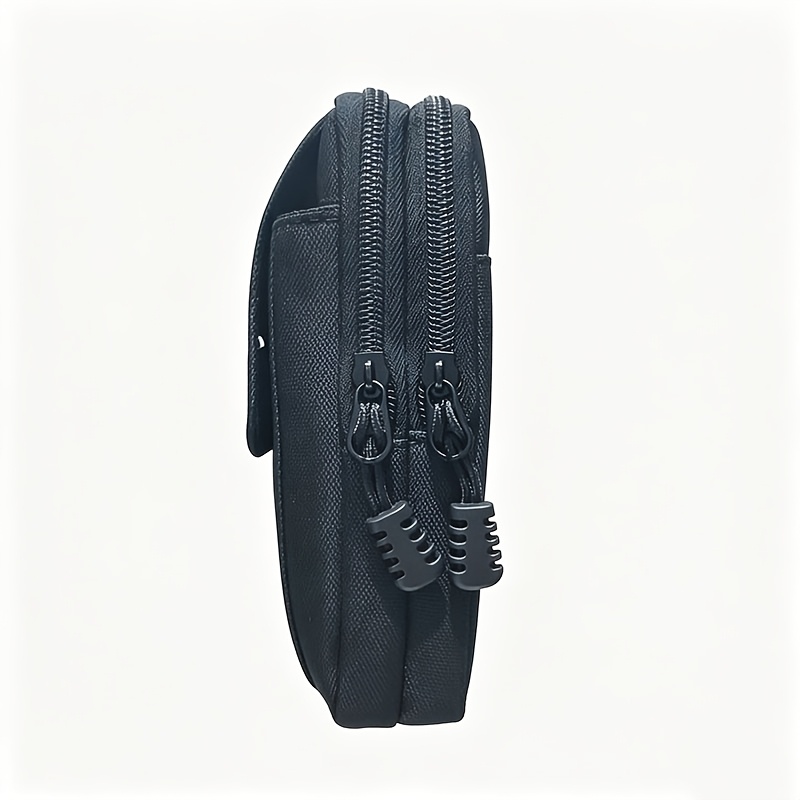 Black Multi-Functional Double-Layer Outdoor Tactical Belt Bag