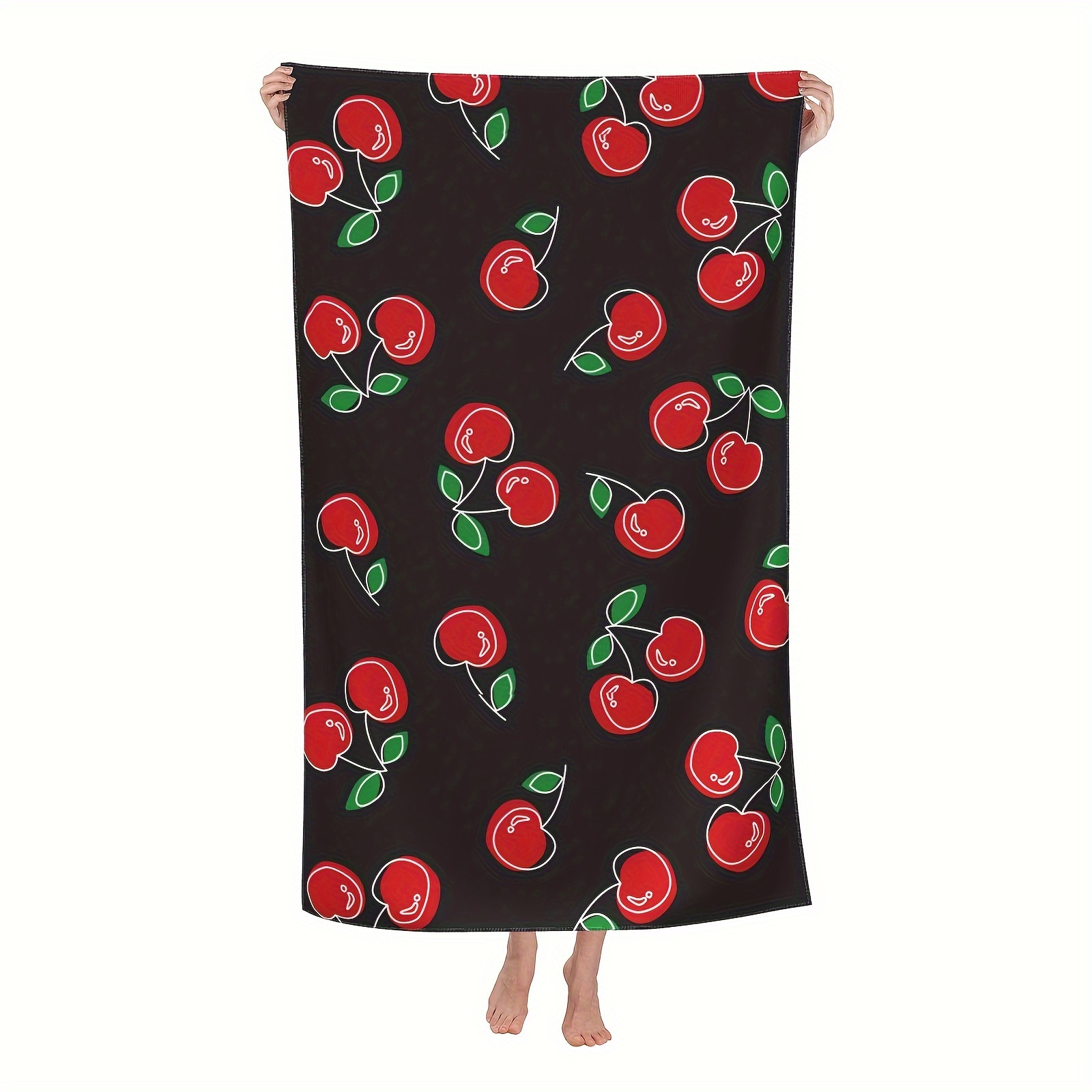 

- -dry Towel - Red , & For Swimming, Camping, & - Polyester