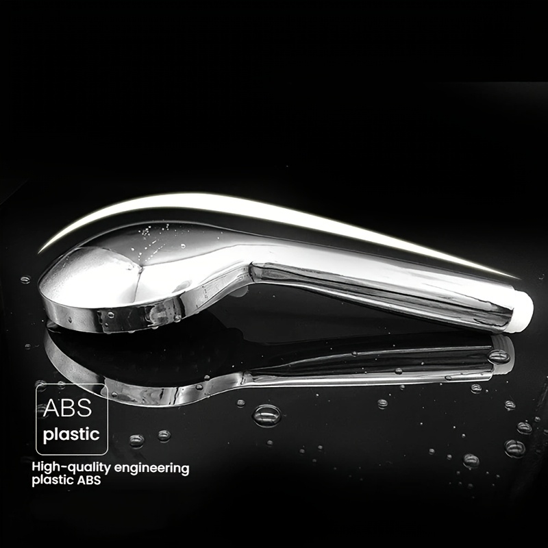2.0m Extended Silvery Adjustable Pressure Shower Head