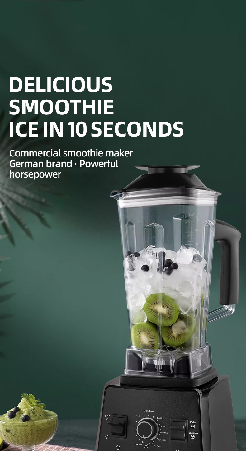 SENBOWE UK Plug 2 in 1 Multifunctional Food Processor Blender, Professional Juicer, Smoothie Blender, 500W Blender And Grinder Combination, a Powerful Kitchen Appliance with a 68Oz Capacity And 2 Complimentary Containers, Ideal for Ice, Grinding