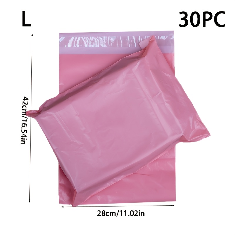 30 Pink Shipping Bags, Courier Bags - , Self-sealing, Edges, Oversized Suitable For Large Items, Clothing Packaging Bags, Commercial Courier Bags, Transport And Handling Bags.