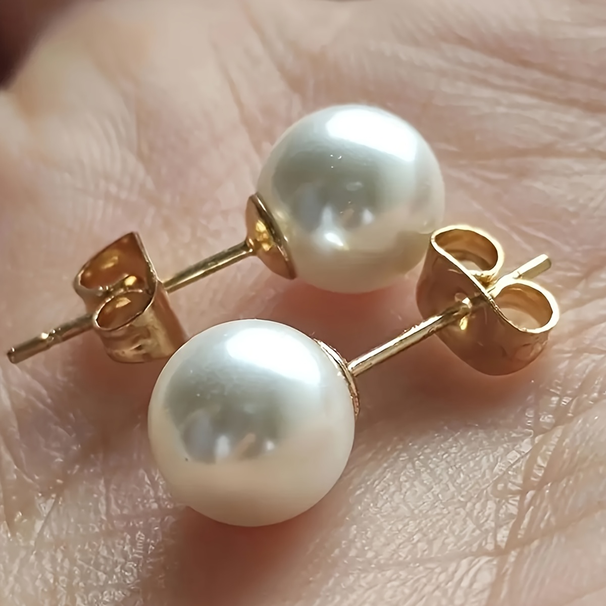 TEMU Un Par de Aretes de Acero Inoxidable 316 Hipoaergénicos, Diseñados para Dormir Sin Quitar. Regalo para y