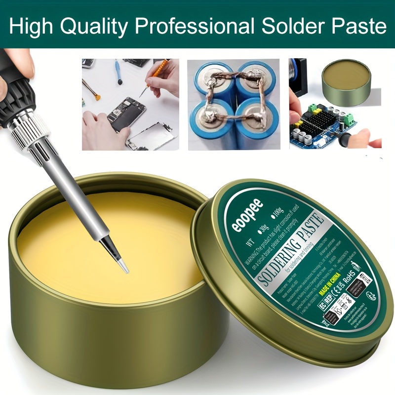 solder paste with rosin flux core no   bonding formula oxidation resistant for iron stainless steel electronics     use easy application with precision tip   0