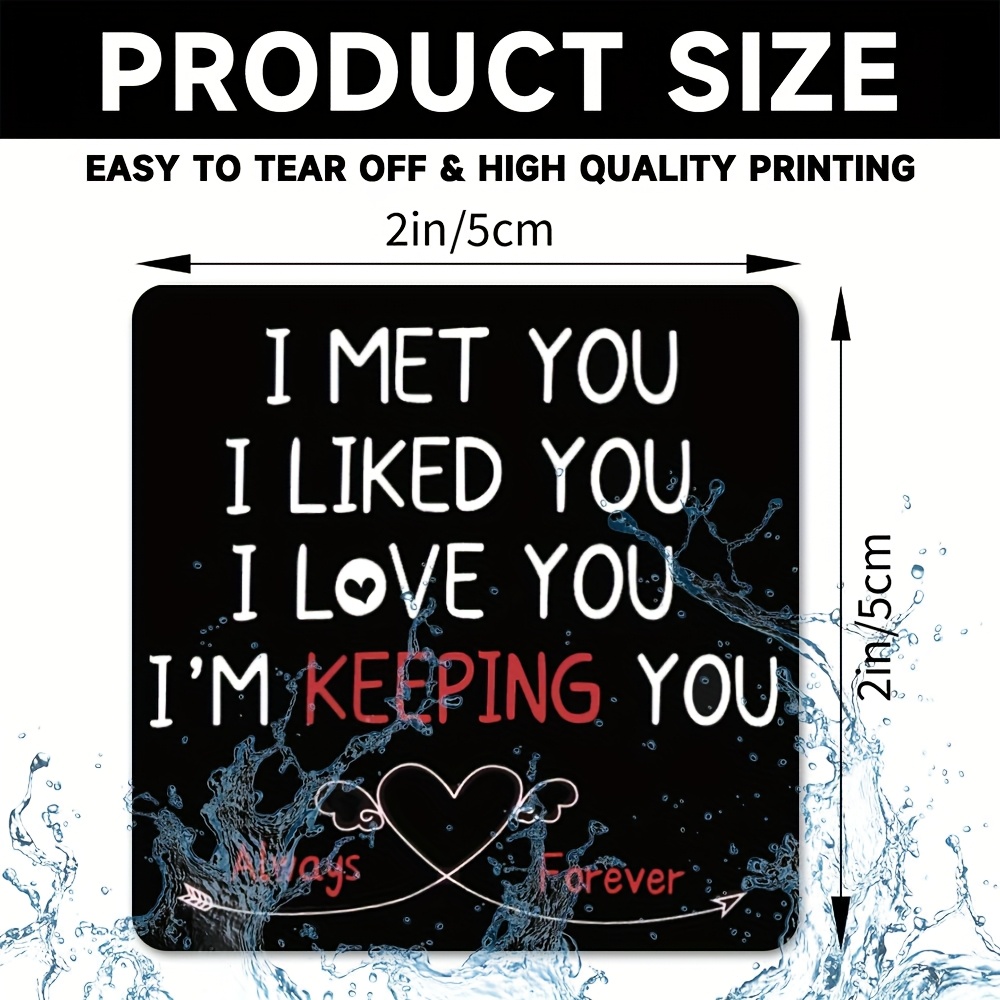 1pc 5 08x5 08cm   candle label sticker romantic couples gift candle sticker i   and forever design   valentines day anniversaries birthdays christmas fathers day and wedding gifts romantic gift idea message