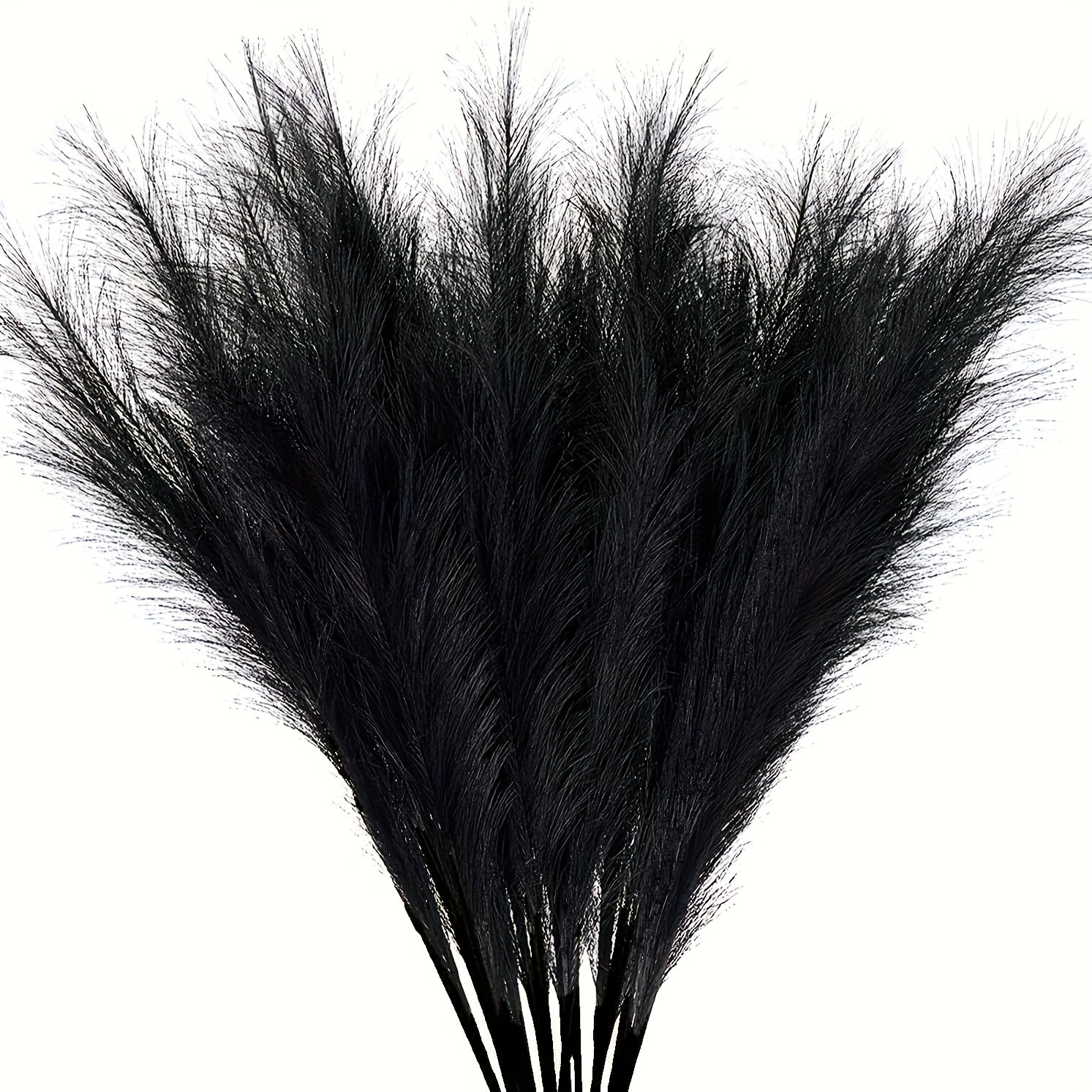 

15pcs Plastic Faux Pampas Grass - Fluffy Lifelike Boho-chic Tabletop Decor For Weddings, Holidays & Home, Bushy & Maintenance Free, No Allergen Accents & Embellishments