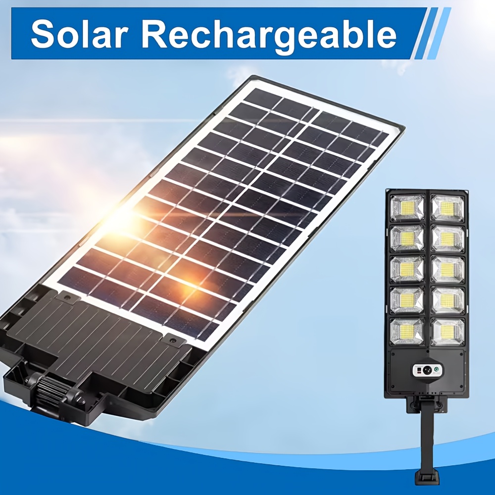 4pcs Solar Street Light Outdoor with Motion Sensor