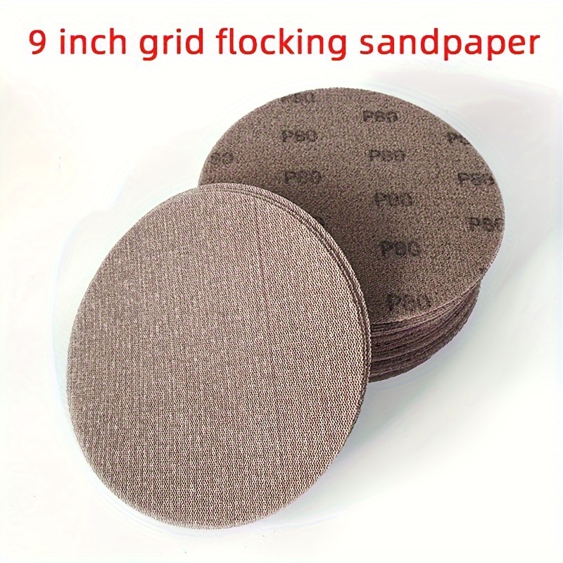 

9-inch Mesh Sandpaper Wall Sandpaper, 9-inch 225mm Aluminum Oxide Dust-free Sandpaper Mesh Disc, Grit 80-320.