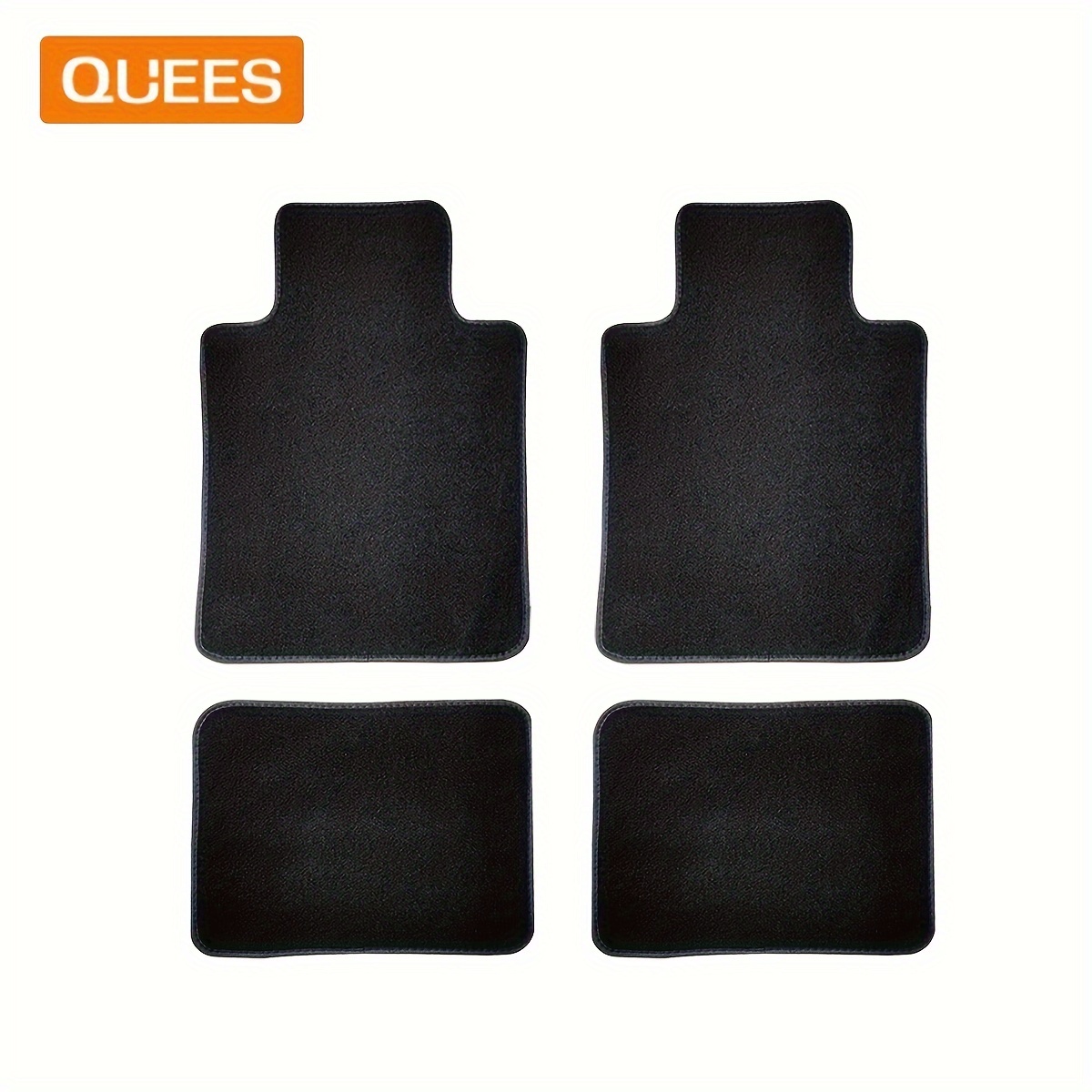 

Quees 4pcs Universal Fit , Car Carpet , Car -slip Backing & Pad Suv, , Trucks