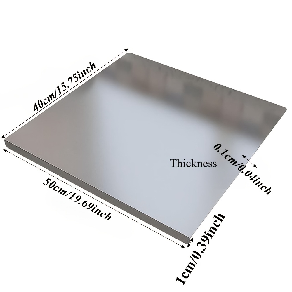 TEMU Extra-large Cutting Board, Stainless Steel Cutting Board, Kitchen Essential, Multi-functional - Easy To Clean And Store