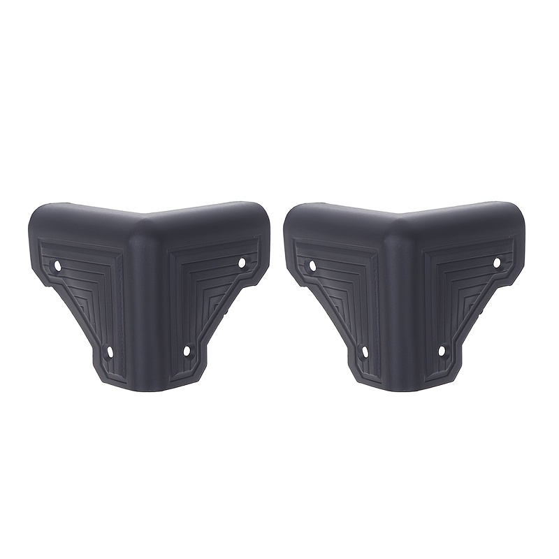 Set Of 2 Plastic Corner Protectors Designed For Speakers, Featuring A Four-sided Wrap