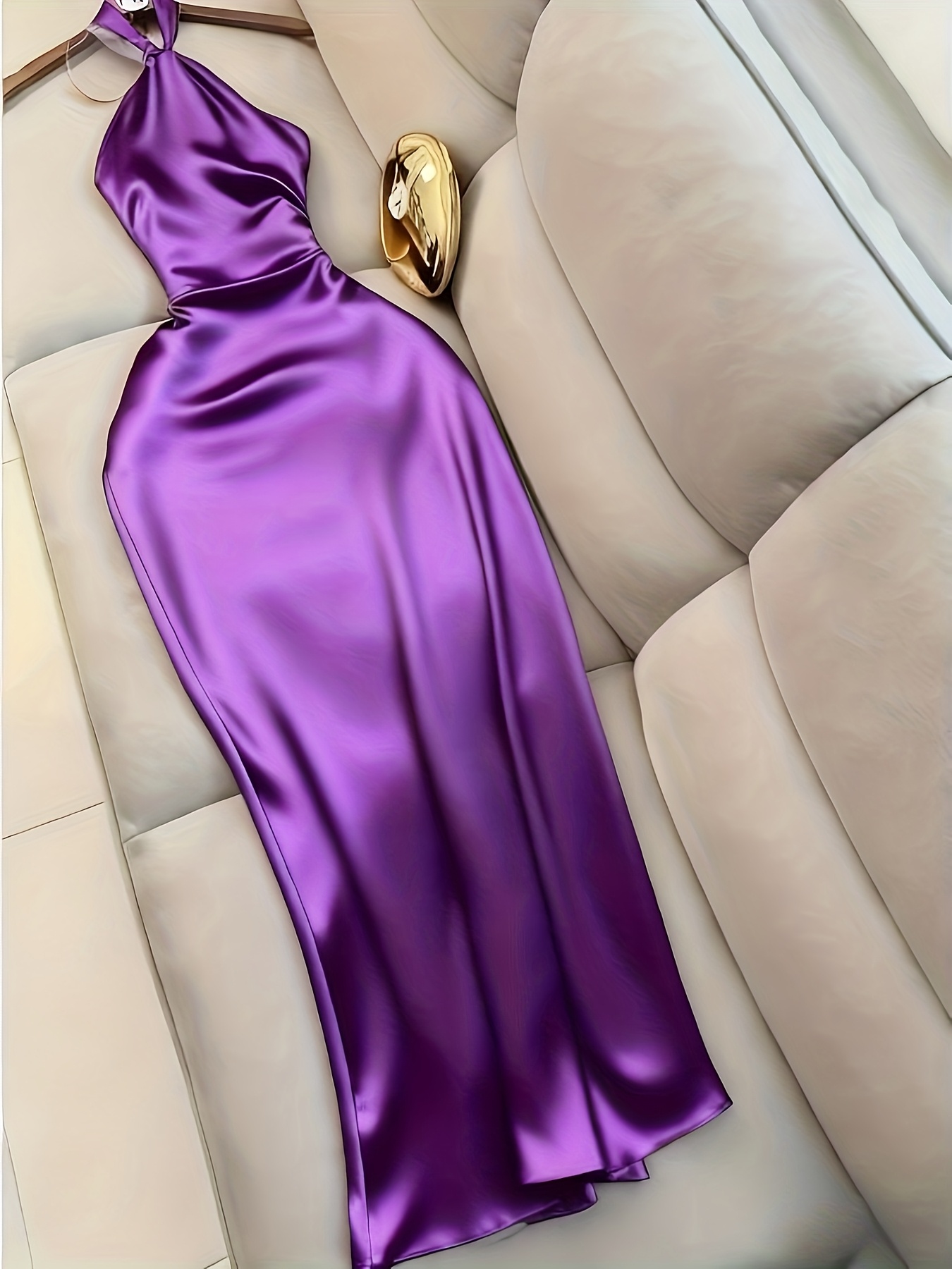 slim fit dress slacks Clarice Sequin Maxi Dress main image 0