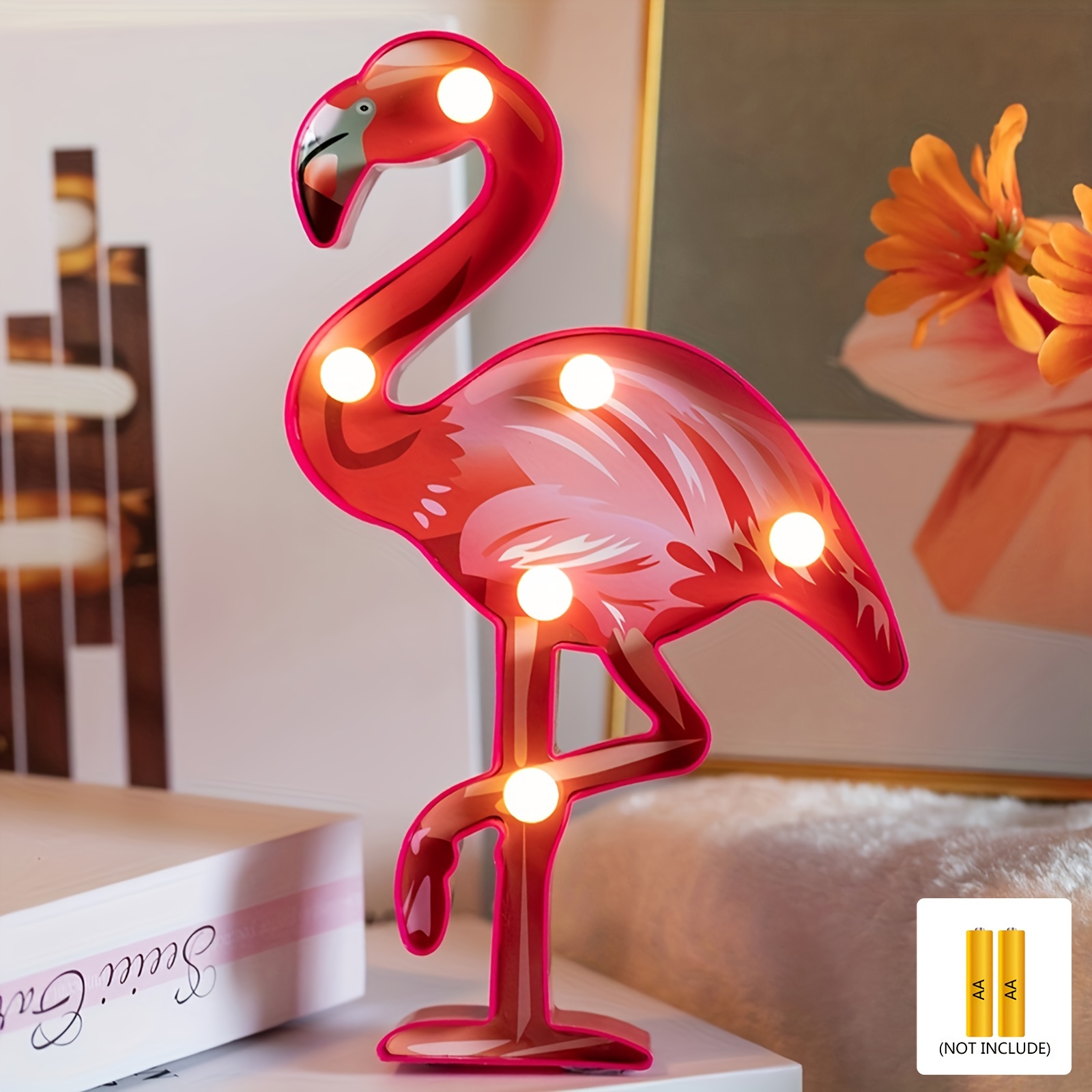 

Add A Tropical Touch To Your Home With This Flamingo-shaped Decorative Light!