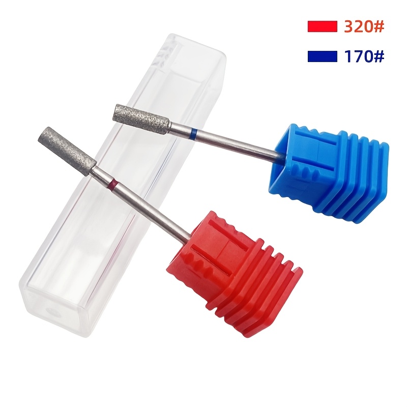 2pcs Large Barrel Nail Drill Bit Set for Nail Machine Files
