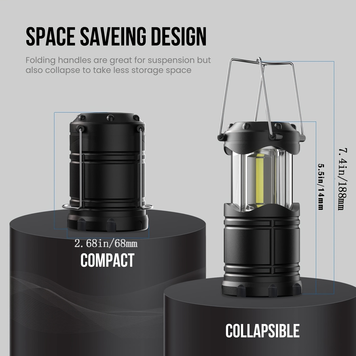 Portable Horse Lantern for Camping & Outdoor Lighting