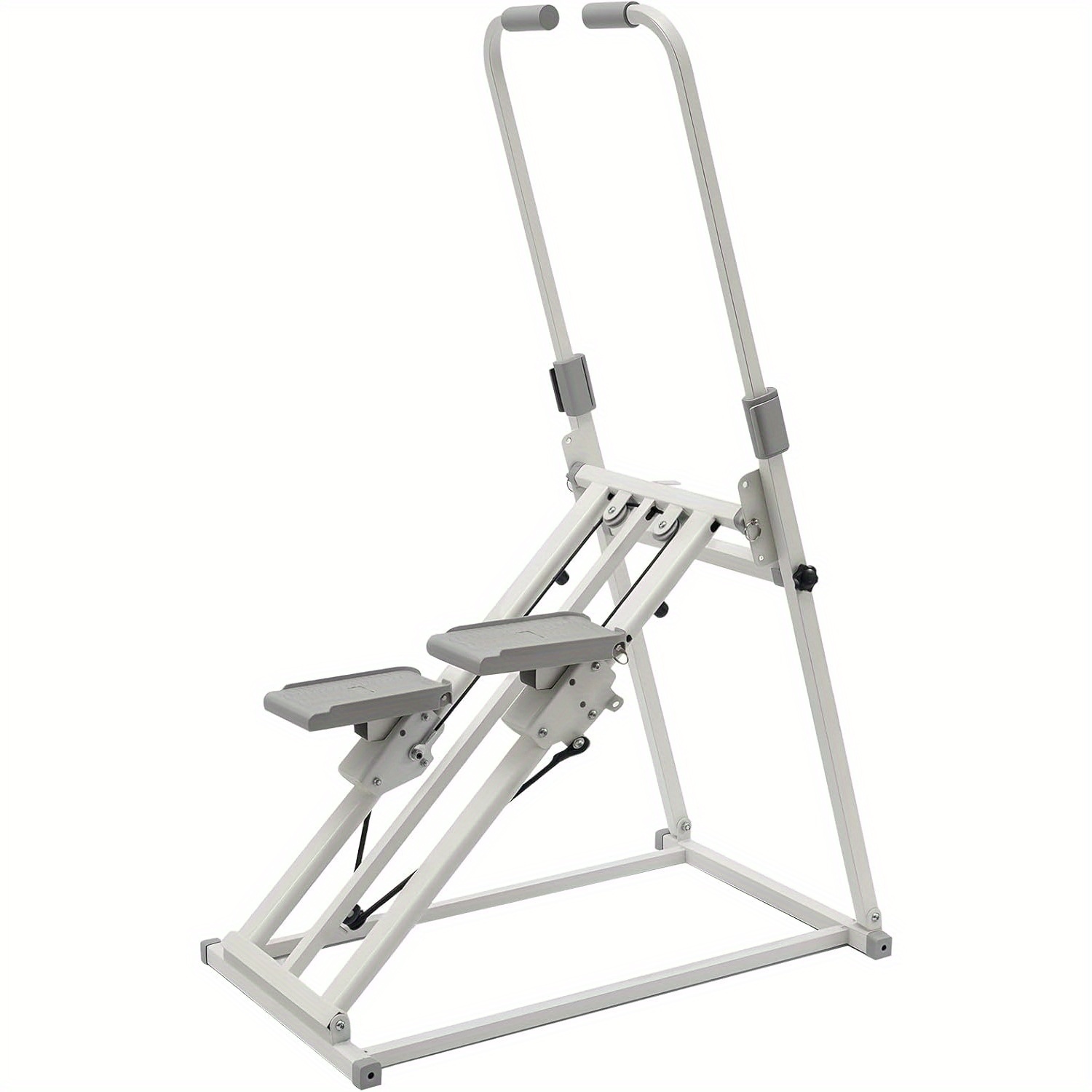 Vertical Rehab Stepper, Foldable Climbing Machine For Low-impact Full , Quiet And Adjustable, Ideal For Seniors, Recovery And Home Use, Without Battery