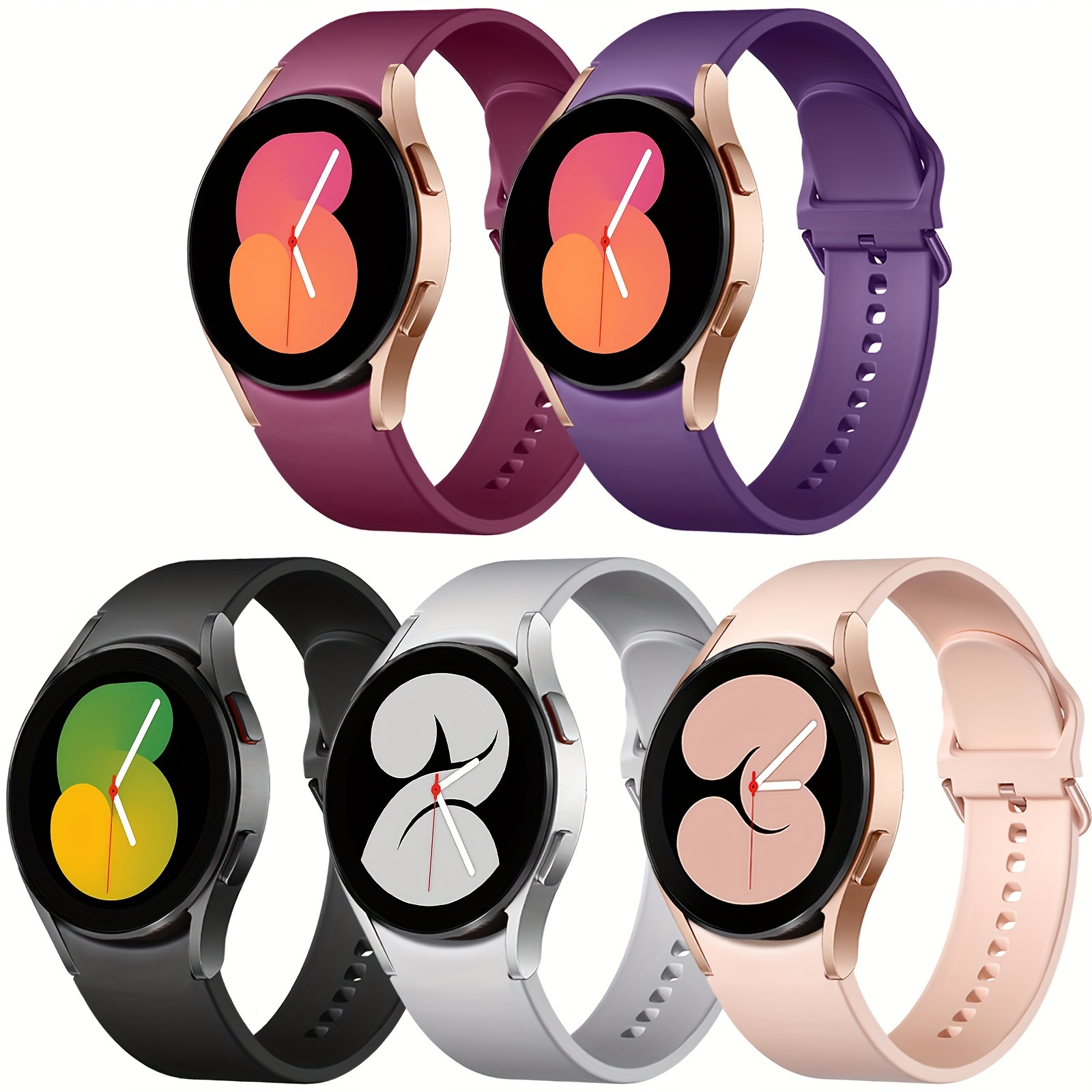 (5 Packs) No Bands Compatible With Galaxy Watch 6/5/4 Band/watch 5 Pro
