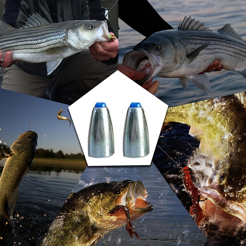 premium carbon steel fishing sinkers slip weights bass Temu Germany