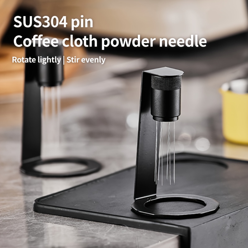 

Time Owner 8-needle Espresso Stirrer With Magnetic Stand - Distribution Tool, Wdt Tool, Absorption