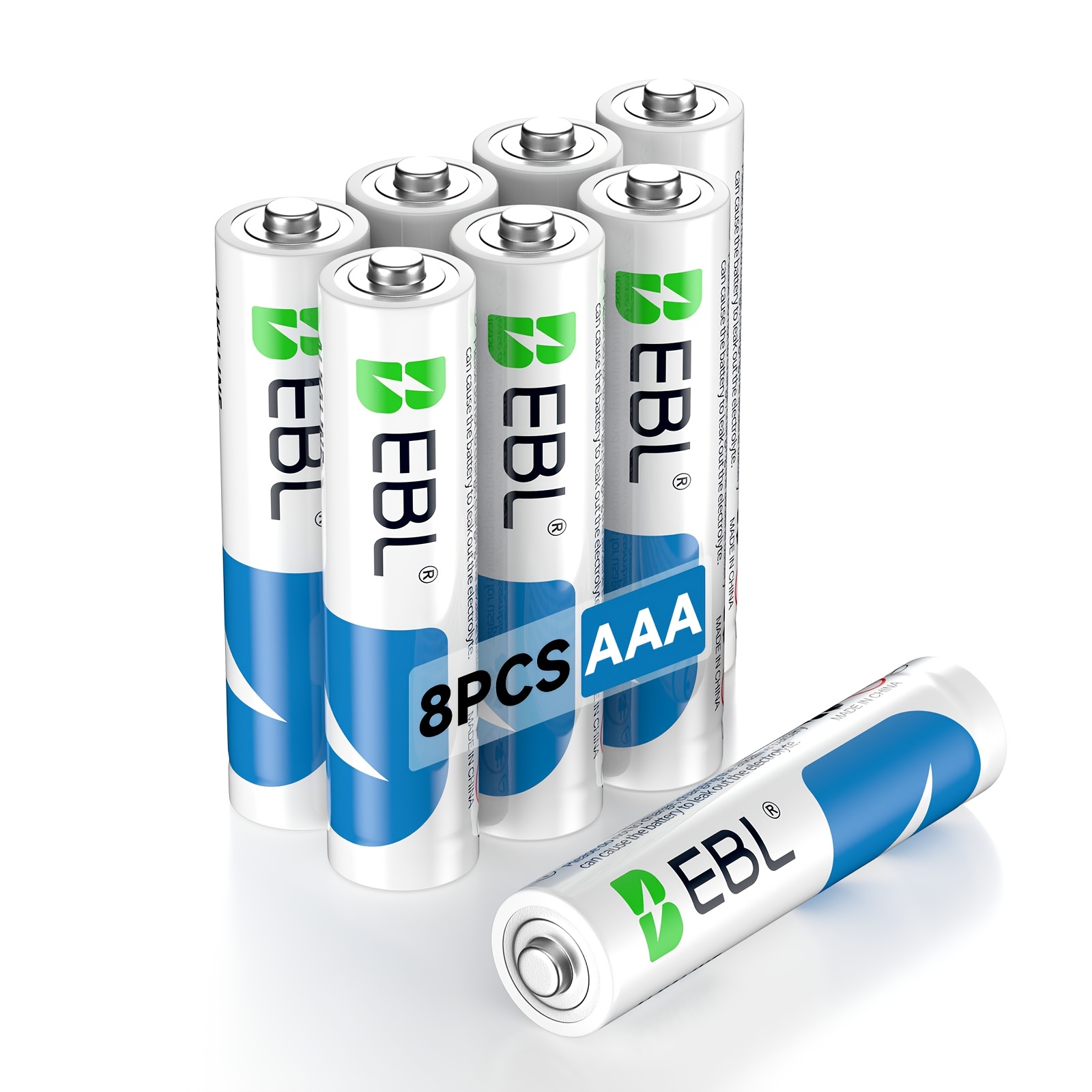 TEMU Ebl Battery 8/12/28/76/112pcs Aaa Aa Batteries (lr03 Lr6) -the Superior Alternative To Heavy Duty - 10-year , Double-layer Leak-proof For