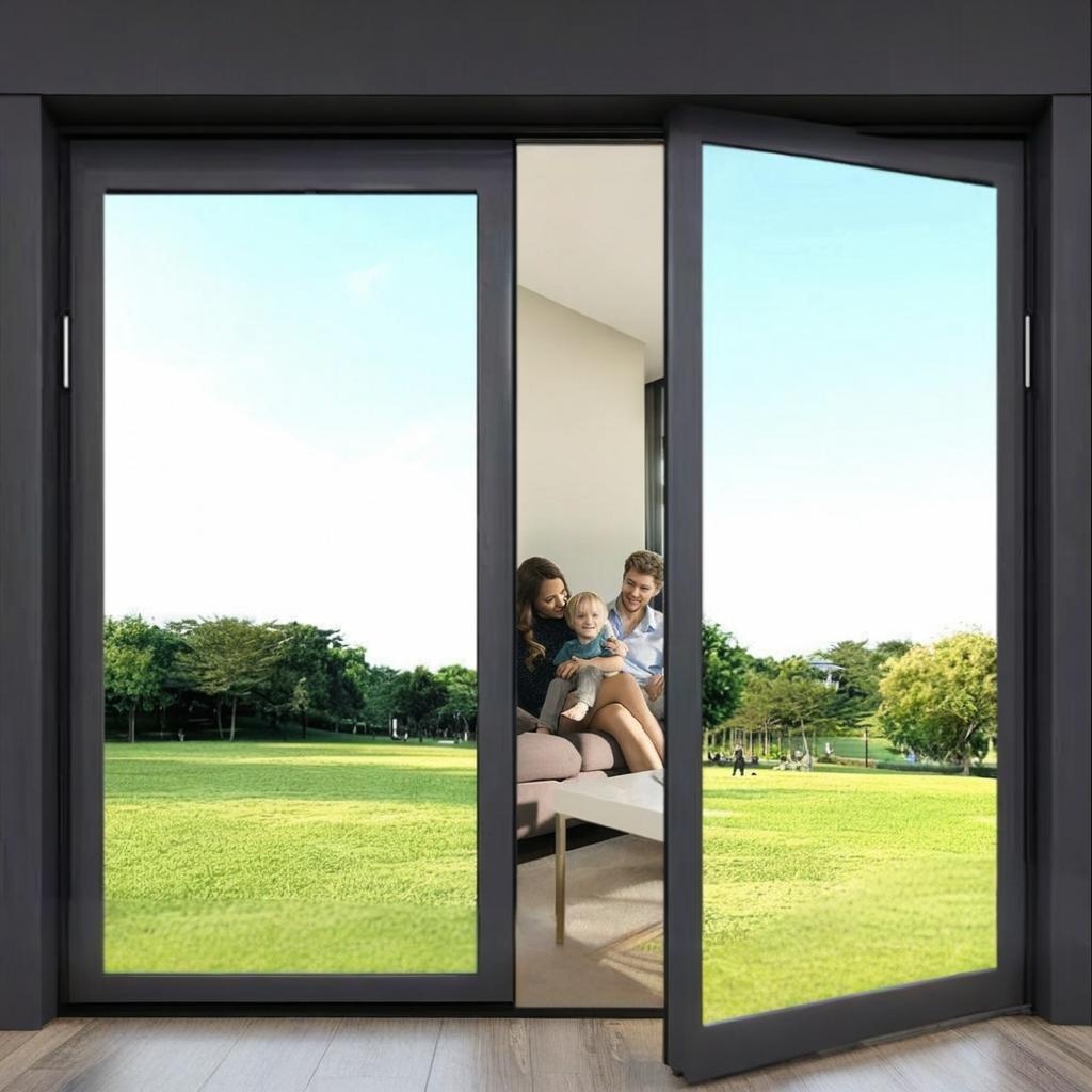 TEMU Sunscreen Window Film Privacy Mirror Silvery Indoor Heat Insulation Film